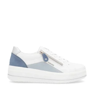 Remonte - D1C01 White and Blue Trainer