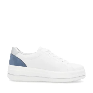 Remonte - D1C01 White and Blue Trainer
