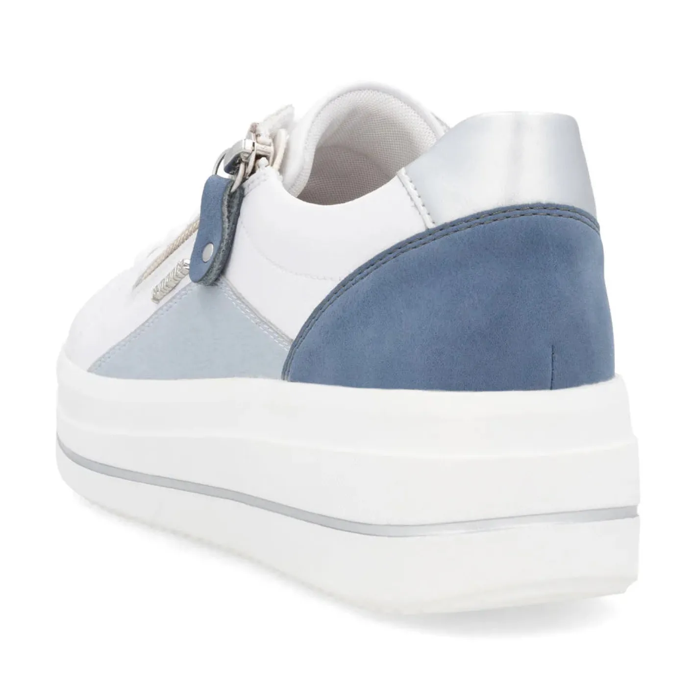 remonte__dc_white_and_blu_4.webp Remonte - D1C01 White and Blue Trainer