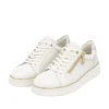 Remonte - D2E00 Cream Zip Trainer
