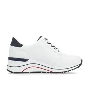 Remonte - D0T04 White Nautical Trainer