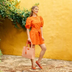 Remonte - Q0762 Orange and Cream Bag