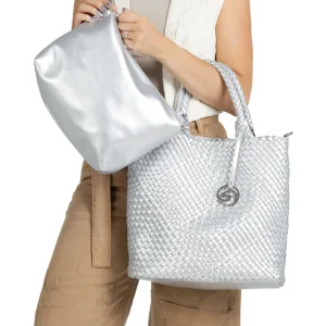 Remonte - Q0761 Silver Weave Bag