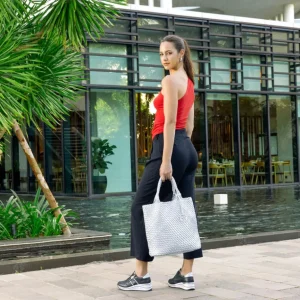 Remonte - Q0761 Silver Weave Bag