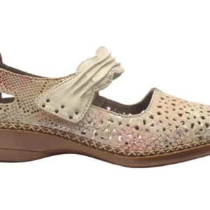 Rieker - 41399 Beige Multi Sandal