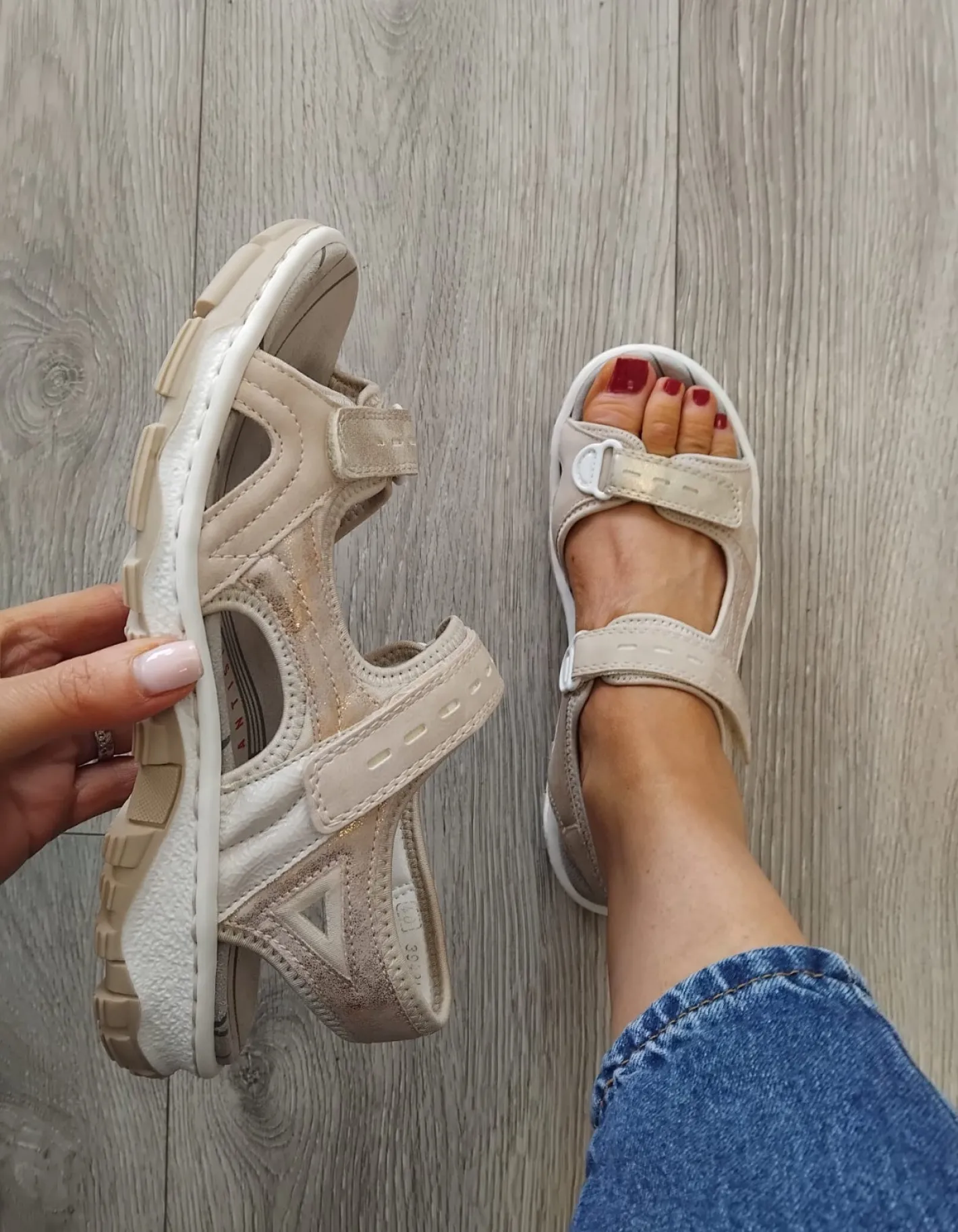rieker___dusky_pink_walki_1.webp Rieker - 68866 Dusky Pink Walking Sandal
