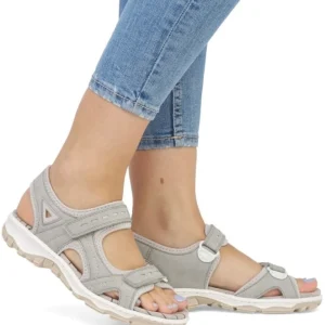 Rieker - 68866 Grey Walking Sandal