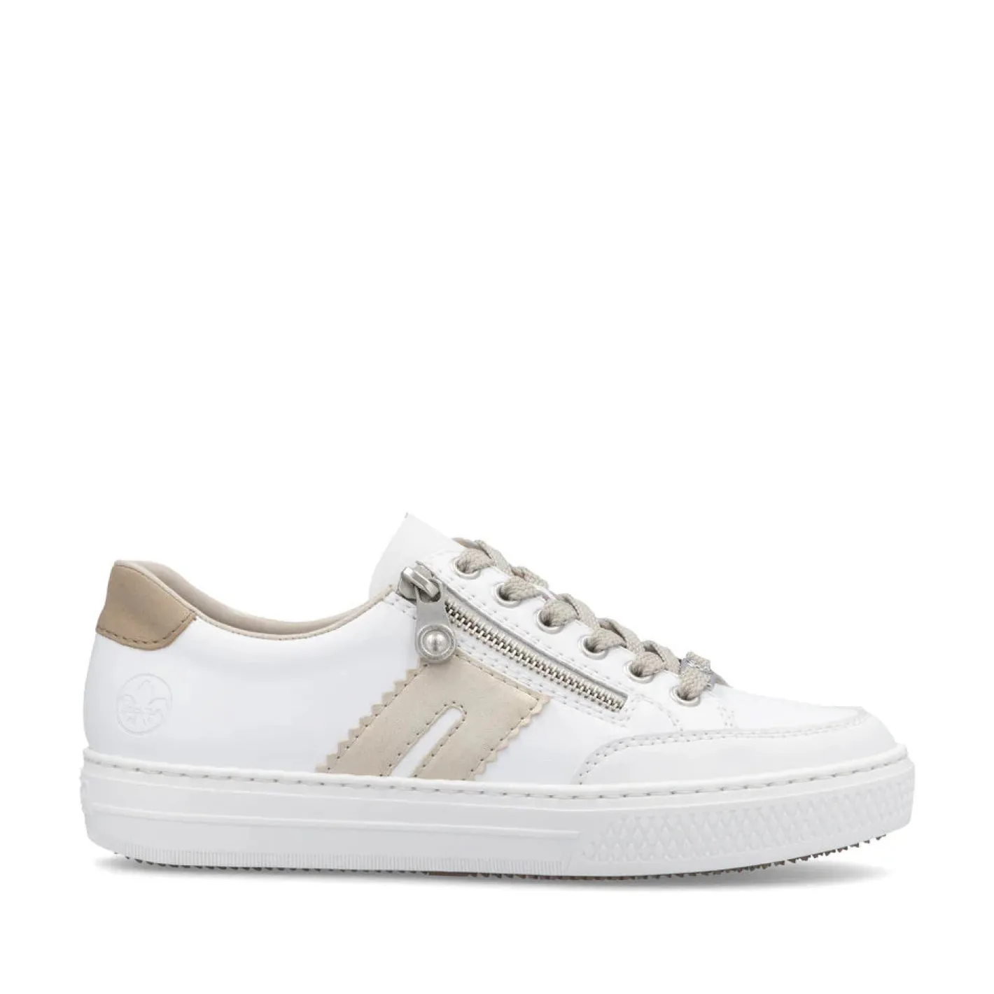 rieker__l_white_and_beige_0.webp Rieker - L5903 White and Beige Trainer