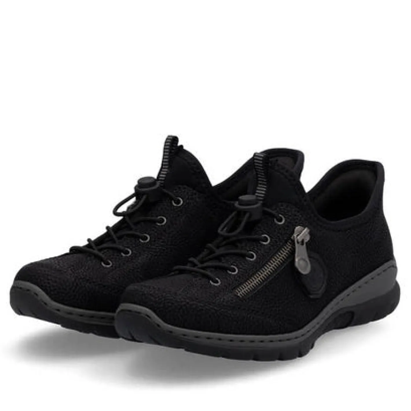 rieker__lf_black_slip_on__3.webp Rieker - L32F1 Black Slip On Trainer
