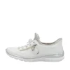 Rieker - L32F1 White Slip On Trainer