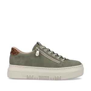 Rieker - M1952 Khaki Elastic Trainer