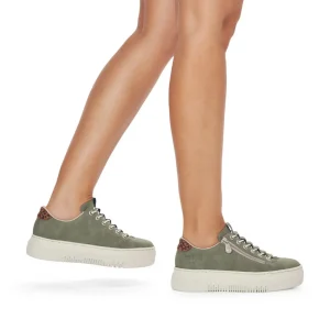 Rieker - M1952 Khaki Elastic Trainer