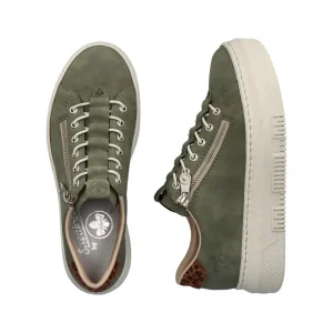 Rieker - M1952 Khaki Elastic Trainer