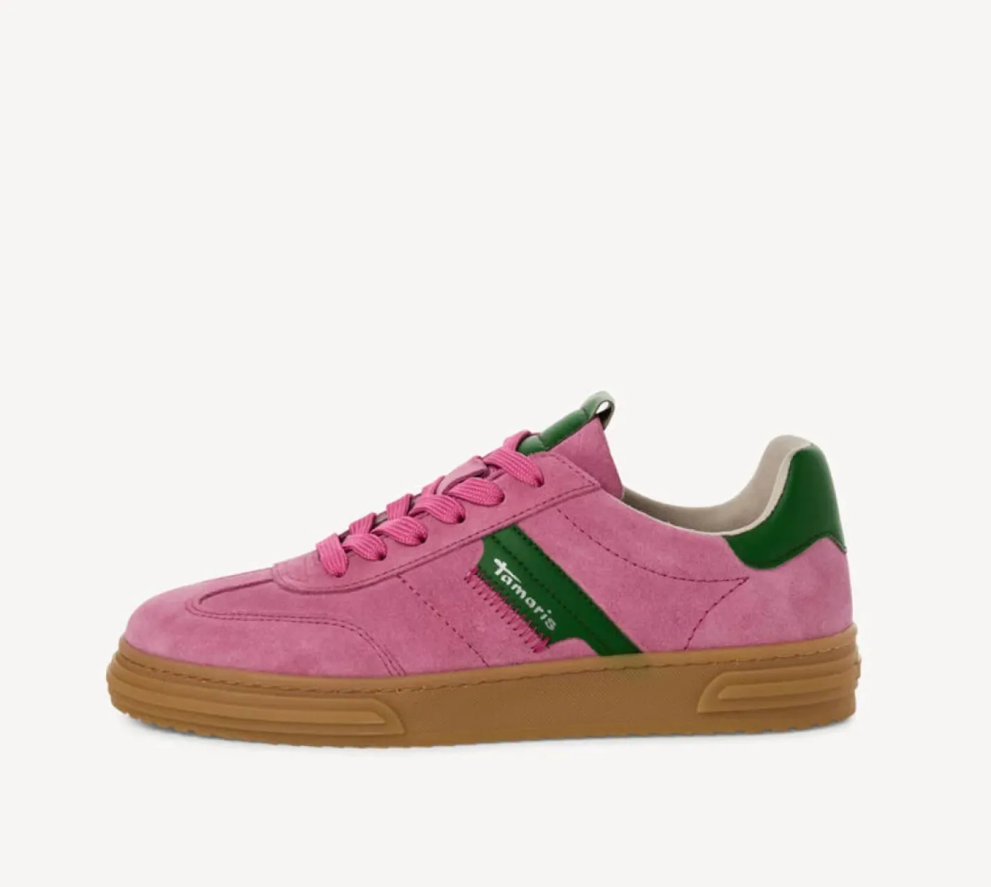tamaris___pink_amp_green__0.webp Tamaris - 23788 Pink & Green Retro Trainer