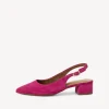 Tamaris - 29500 Pink Suede Sling Back