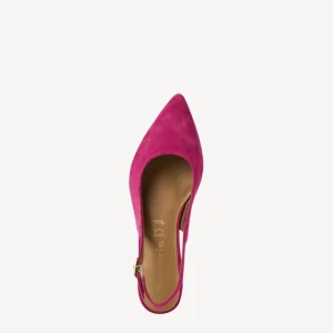 Tamaris - 29500 Pink Suede Sling Back