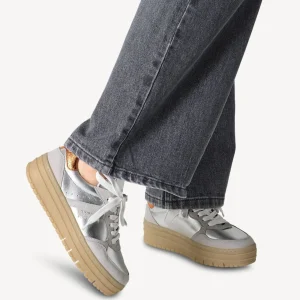 Tamaris - 23773 Silver Platform Trainer