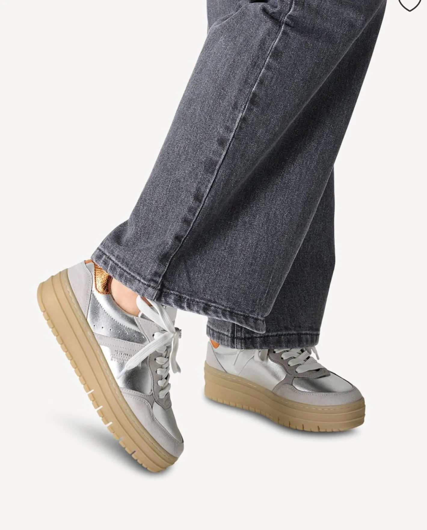 tamaris___silver_platform_1.webp Tamaris - 23773 Silver Platform Trainer