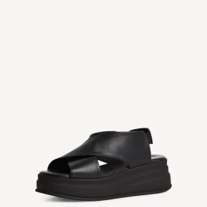 Tamaris -28303 Black Platform Sandal