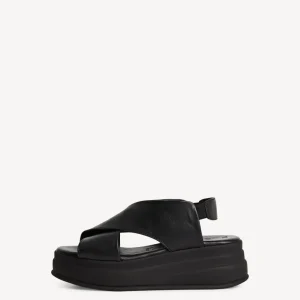 Tamaris -28303 Black Platform Sandal