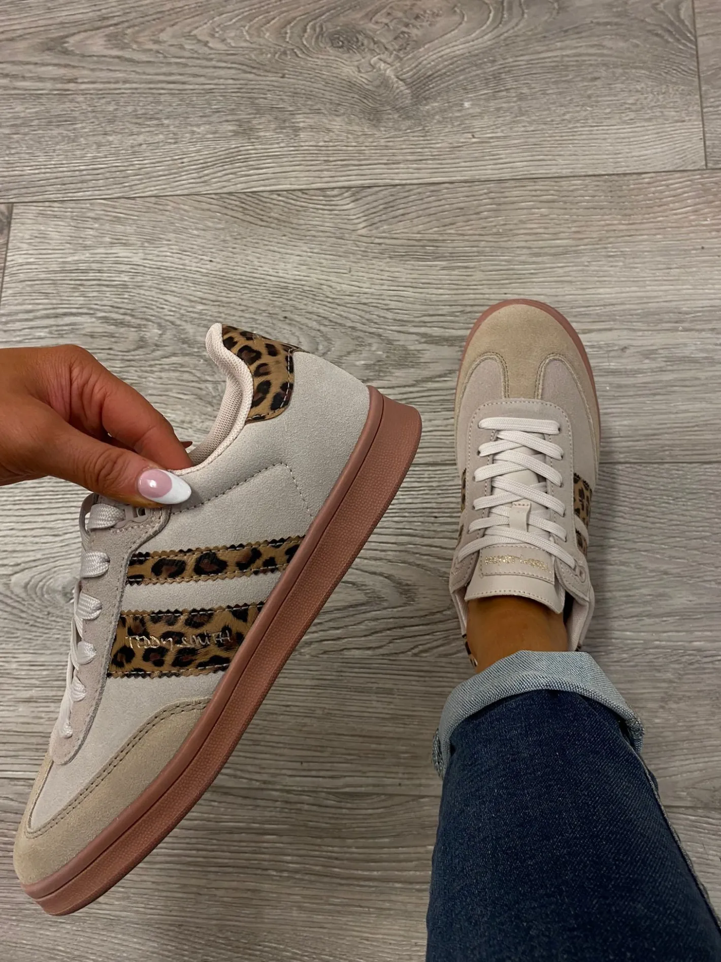 teddy_smith___beige_and_l_1.webp Teddy Smith - 120007 Beige and Leopard Trainer
