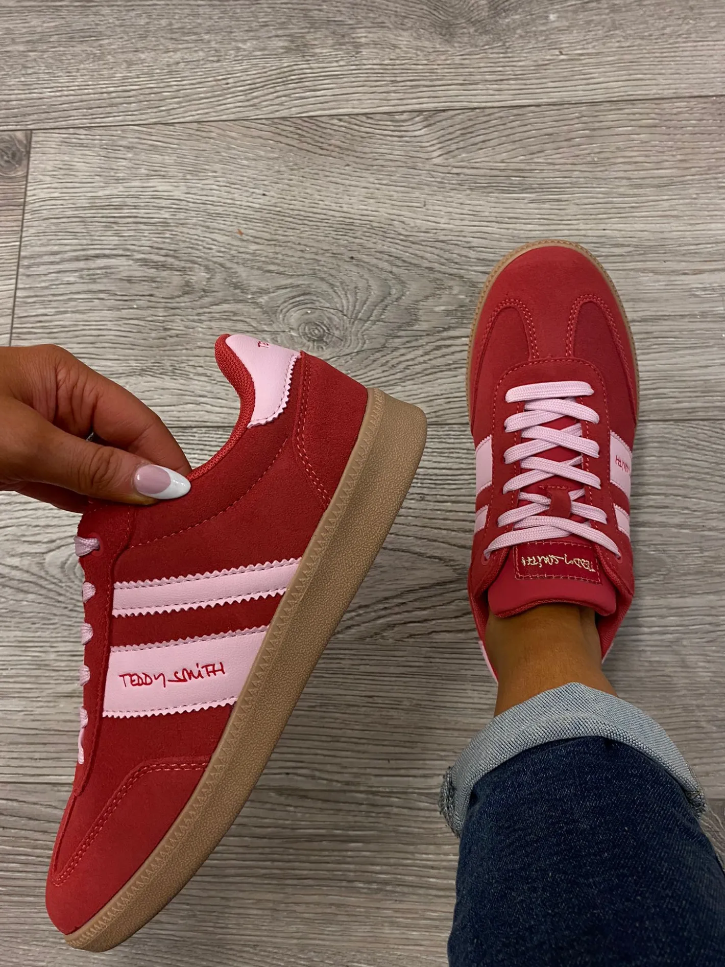 teddy_smith___red_and_pin_0.webp Teddy Smith - 120123 Red and Pink Retro Trainer