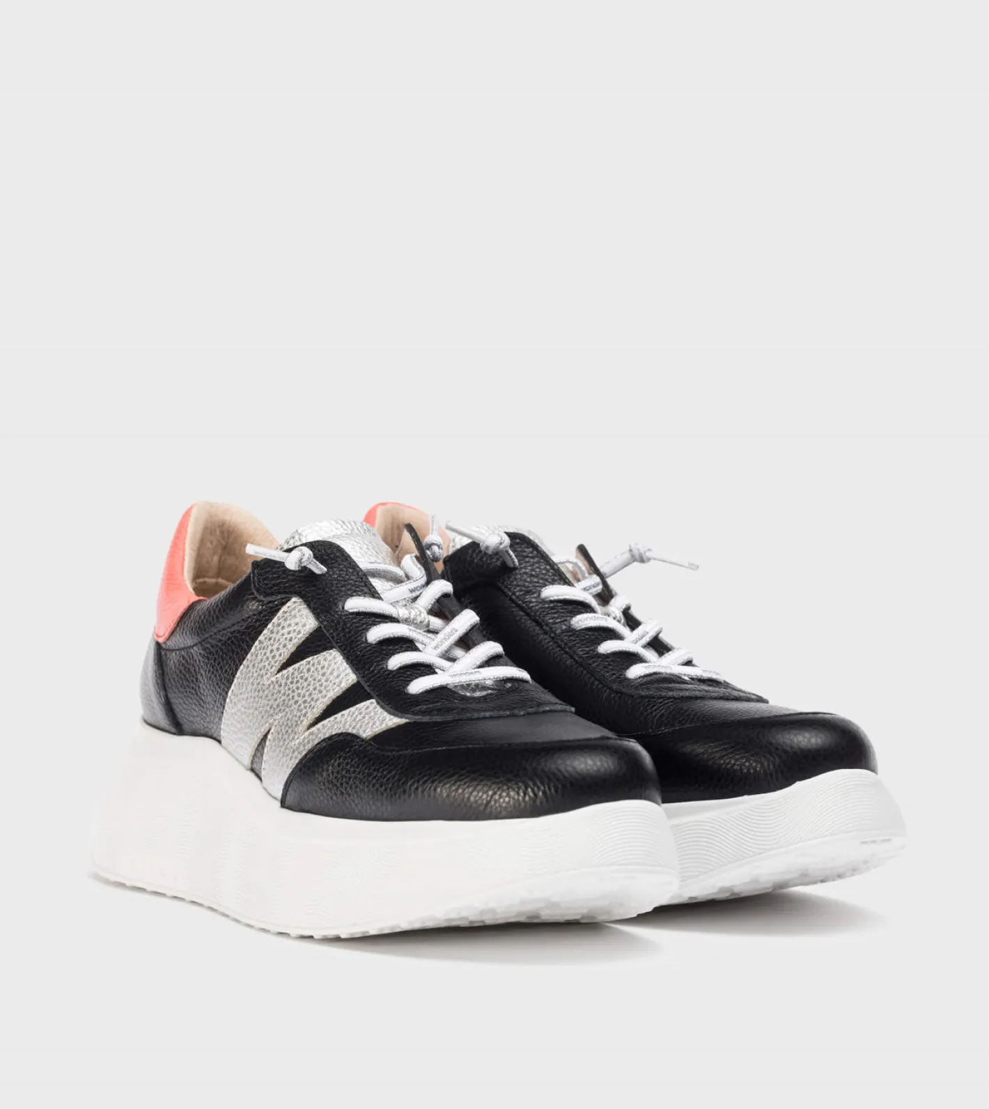 wonders__a_black_slip_on__2.webp Wonders - A-3625 Black Slip On Trainer