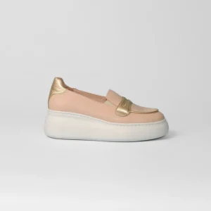 Wonders - A-2671 Blush Wedge Loafer