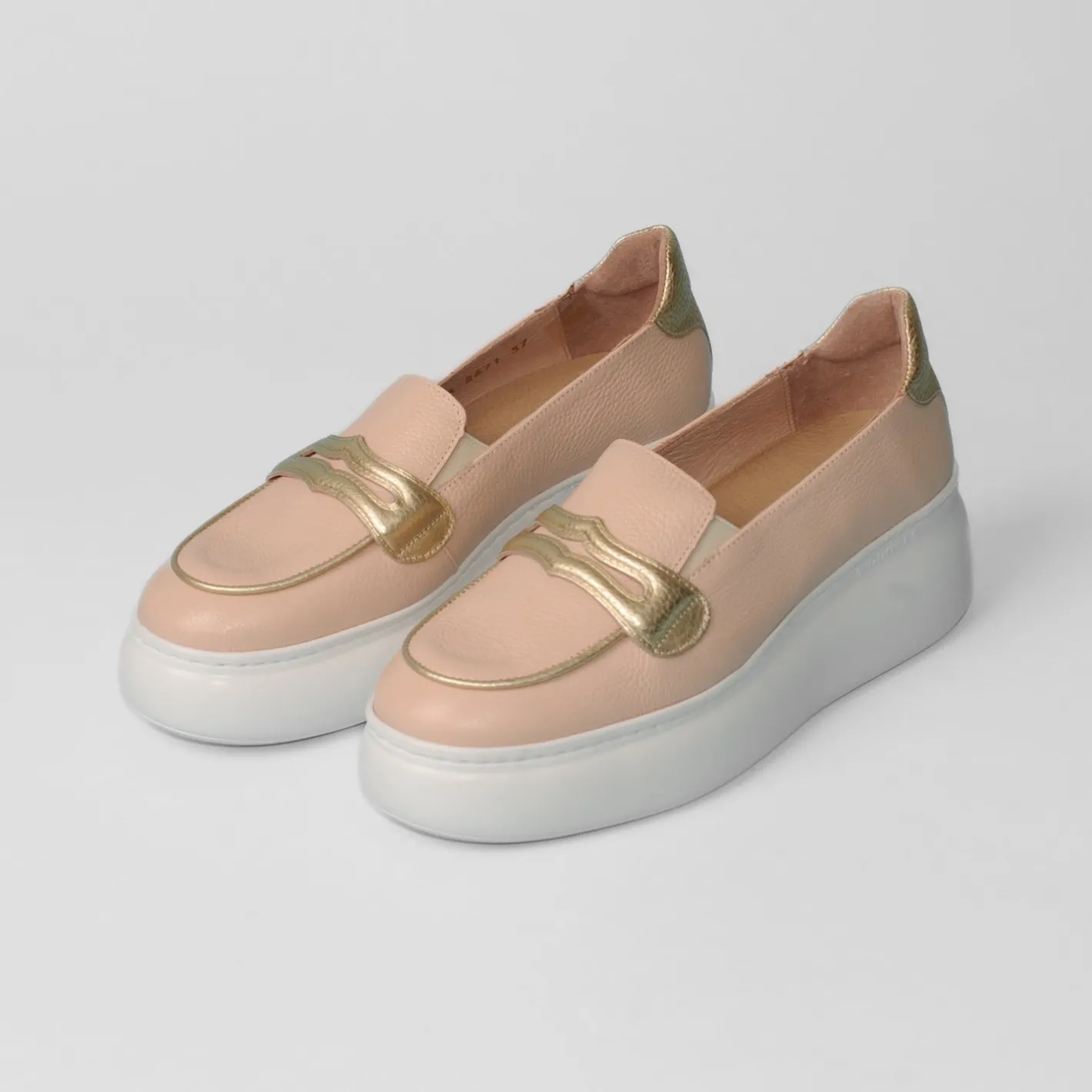 wonders__a_blush_wedge_lo_1.webp Wonders - A-2671 Blush Wedge Loafer