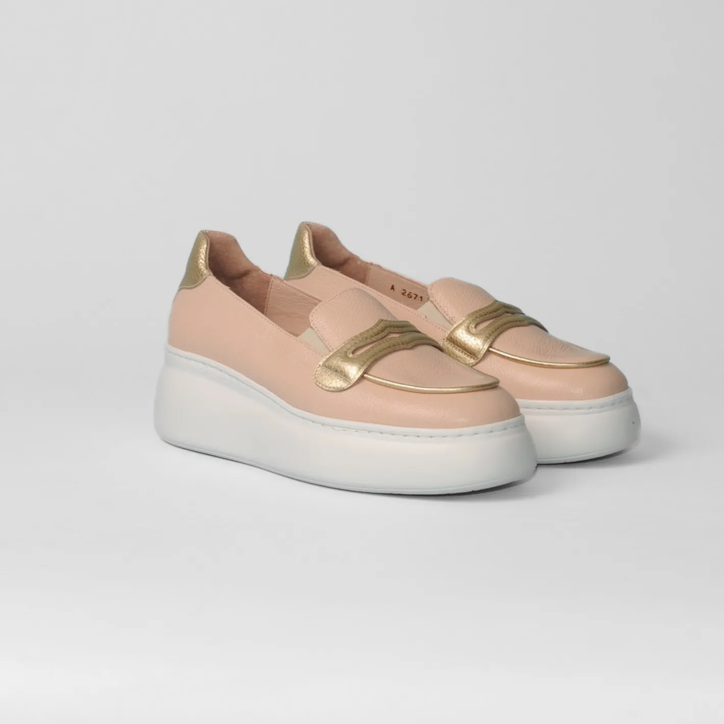 wonders__a_blush_wedge_lo_3.webp Wonders - A-2671 Blush Wedge Loafer