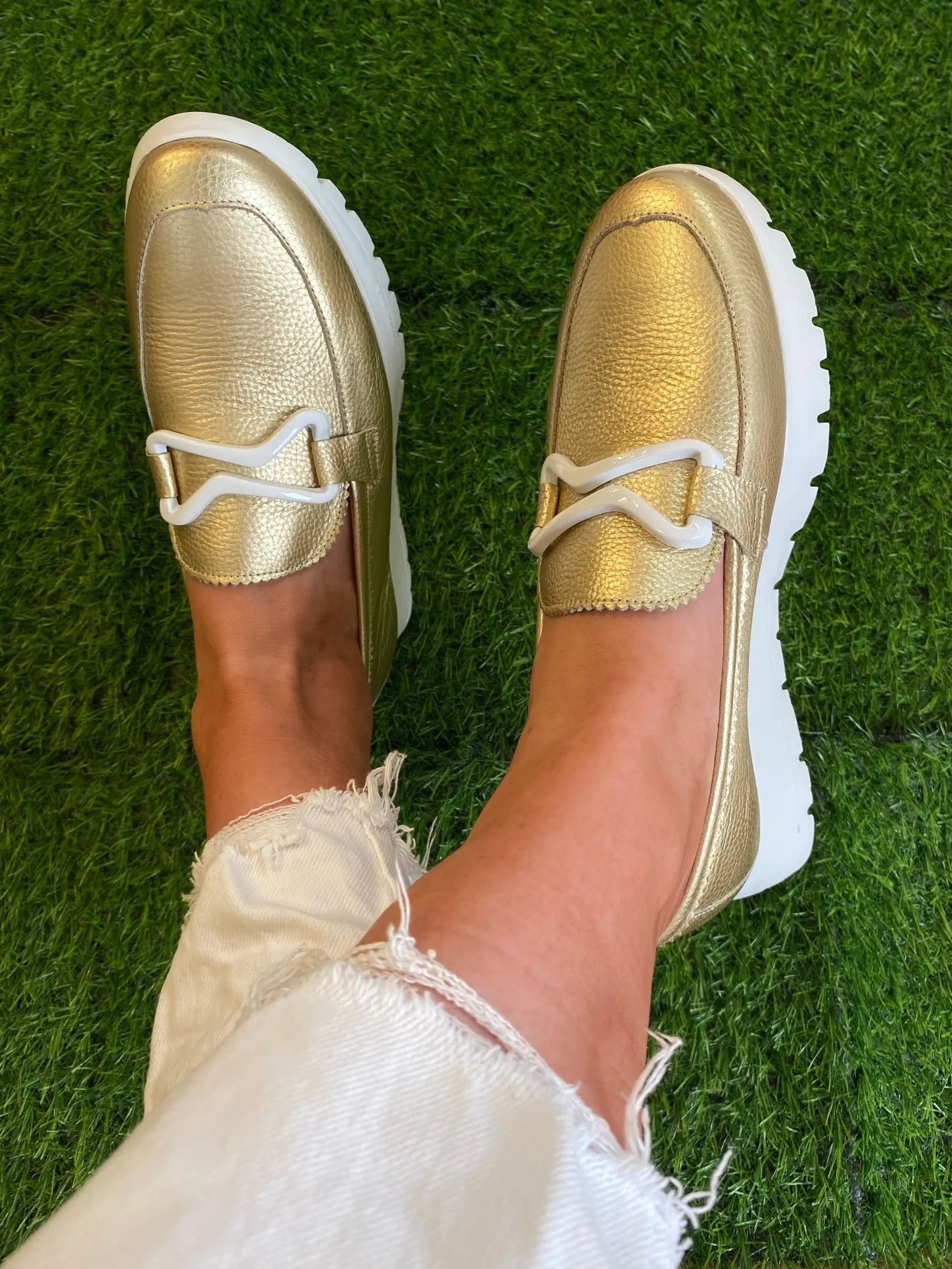 wonders__a_gold_wedge_loa_1.webp Wonders - A-2480 Gold Wedge Loafer
