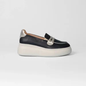 Wonders - A-2671 Navy Wedge Loafer