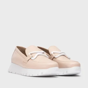 Wonders - A-2480 Nude Wedge Loafer