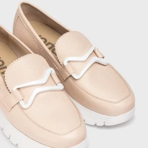Wonders - A-2480 Nude Wedge Loafer
