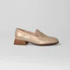 Wonders - C-7122 Metallic Gold Loafer