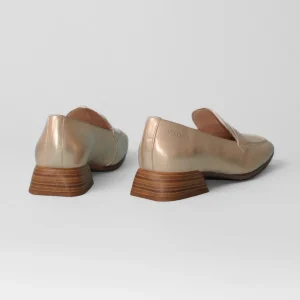 Wonders - C-7122 Metallic Gold Loafer