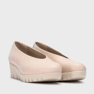 Wonders - C-33100 Nude Wedge “Fly” Shoe