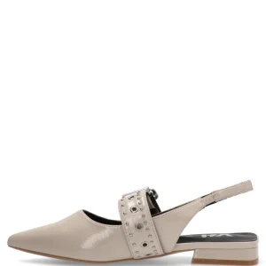 XTI - 144023 Beige Patent Slingback