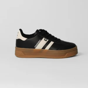 XTI - 143645 Black Platform Trainer