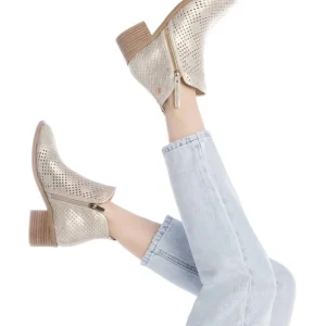 XTI -143961- Gold Ankle Boots