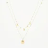 ZAG BIJOUX - SNX6076 Gold Double Chain