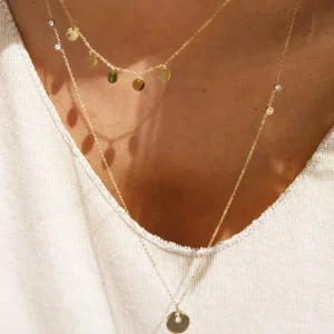 ZAG BIJOUX - SNX6076 Gold Double Chain